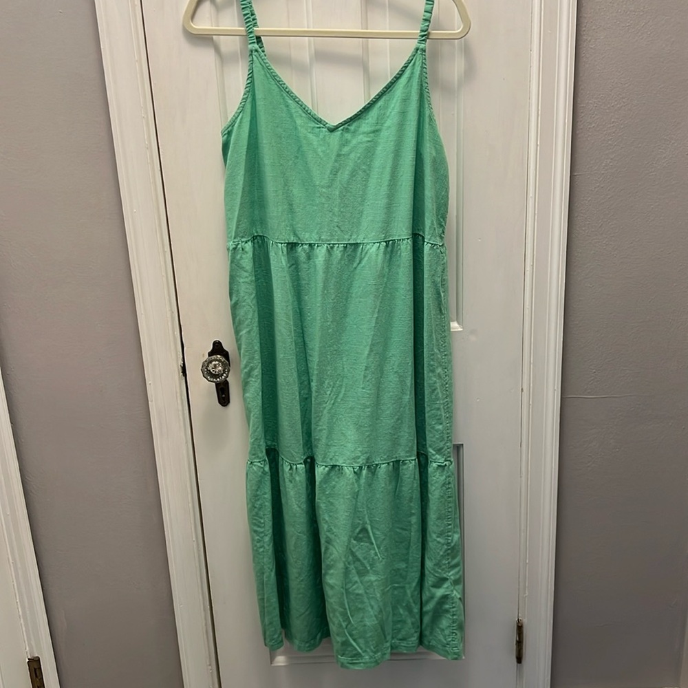 Roxy linen tank dress